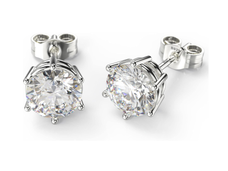 Moissanite Stud Earrings Hot on Sale