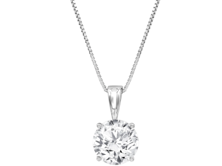 Round Cut Lab-Grown Diamond Pendant Cheap