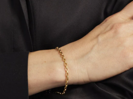 9ct Gold Anchor Diamond Cut Bracelets Online now