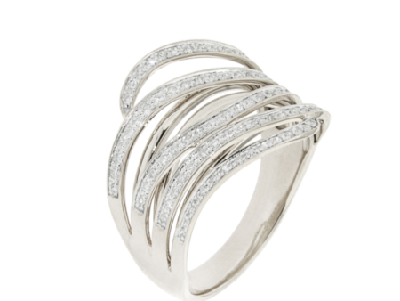 9ct White Gold Diamond Dress Ring Sale