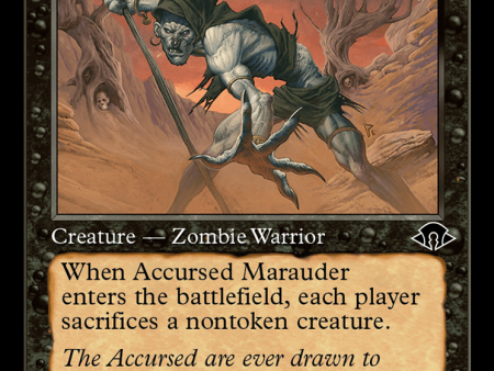 Accursed Marauder (Retro Frame) [Modern Horizons 3] For Sale