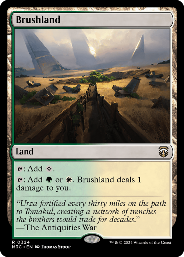 Brushland (Ripple Foil) [Modern Horizons 3 Commander] Cheap