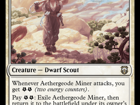 Aethergeode Miner (Ripple Foil) [Modern Horizons 3 Commander] Online Hot Sale