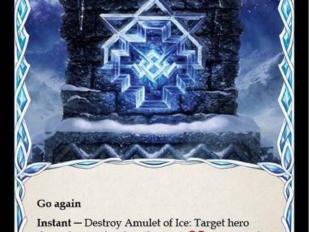 Amulet of Ice (Blue) [OLD018] (Tales of Aria Oldhim Blitz Deck)  1st Edition Normal Sale